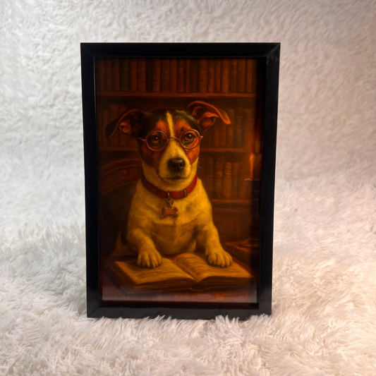 Professor Paws - Framed Desk Photo