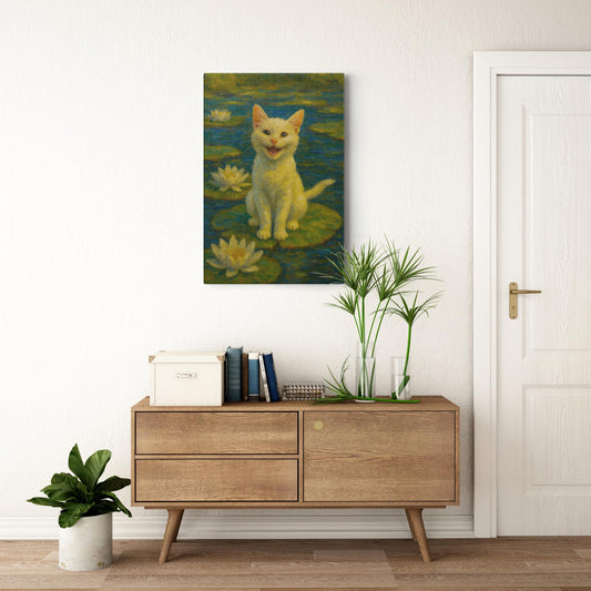 Lucky Lilypad - Canvas Wrap