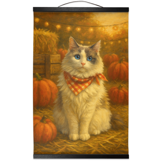 Pumpkin Patch - Hanging Print 12x18in