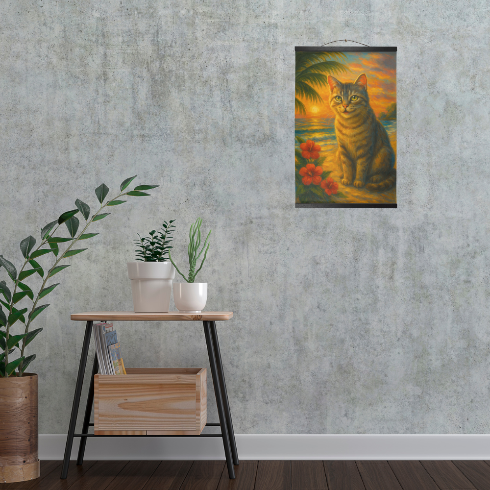 Palm Paradise - Hanging Print 12x18in