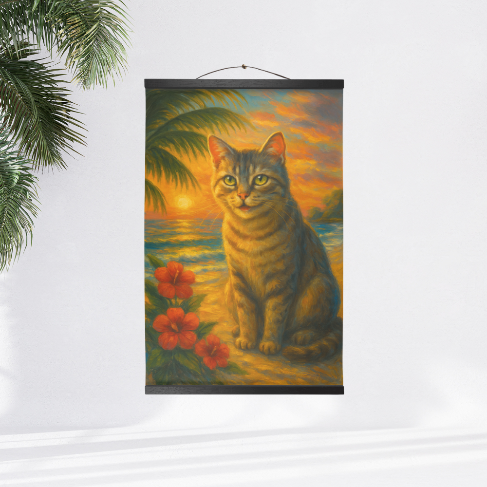 Palm Paradise - Hanging Print 12x18in