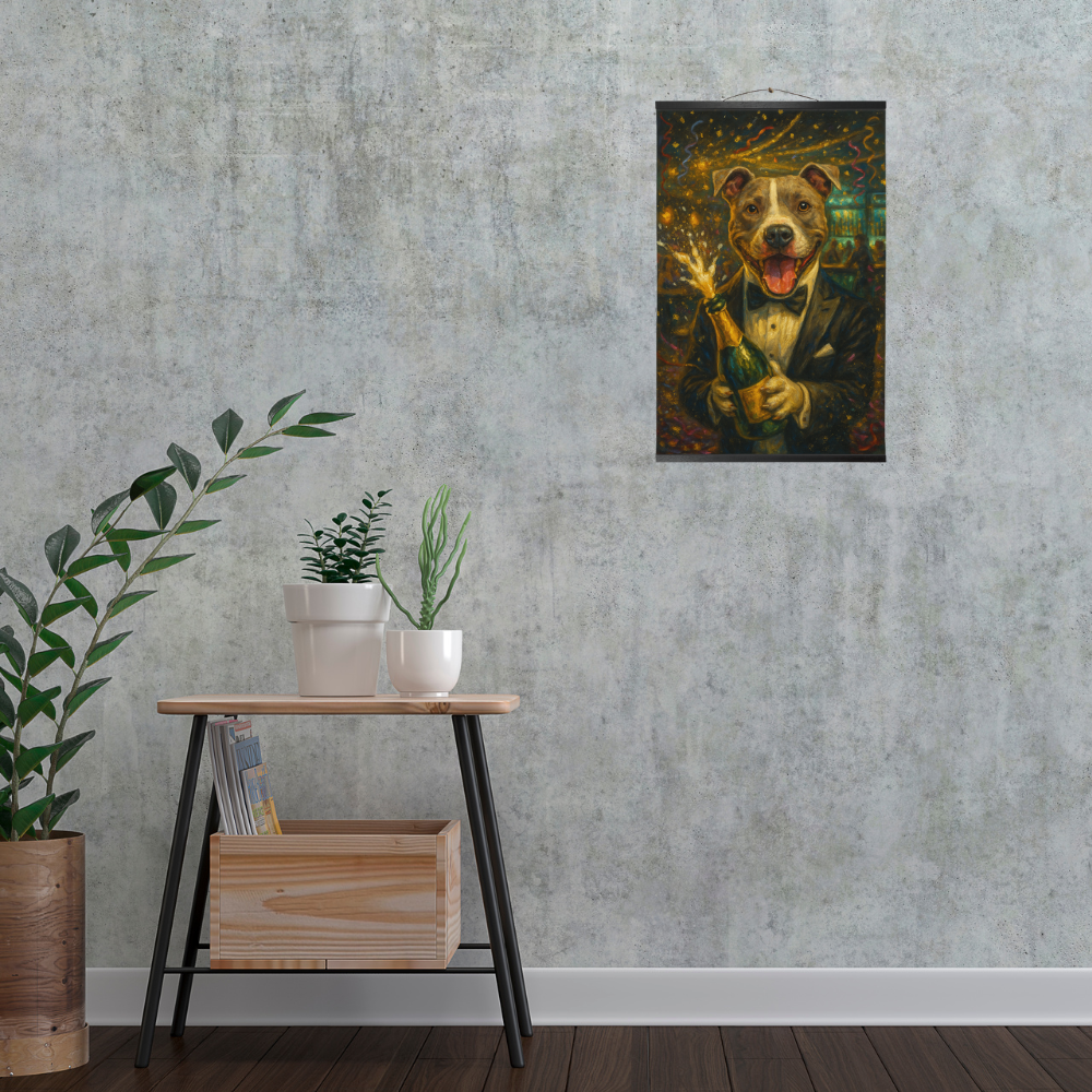 Champagne Celebration - Hanging Print 12x18in