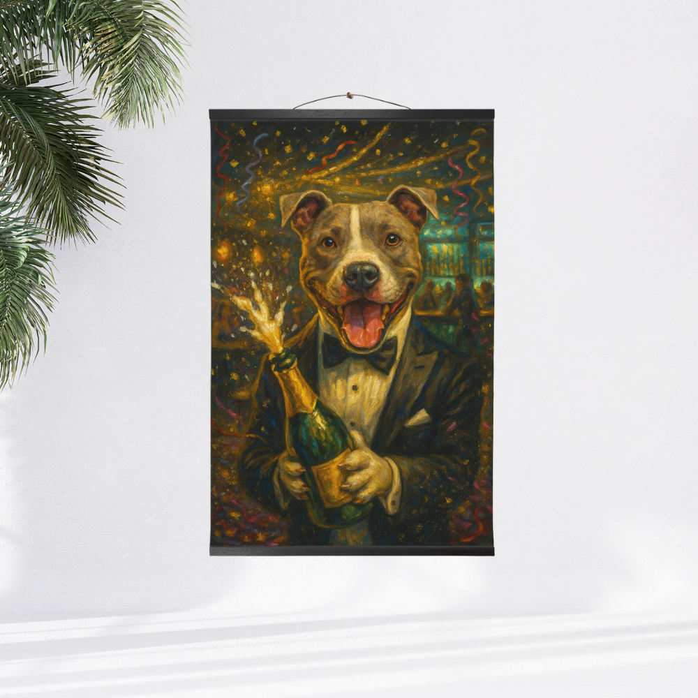 Champagne Celebration - Hanging Print 12x18in