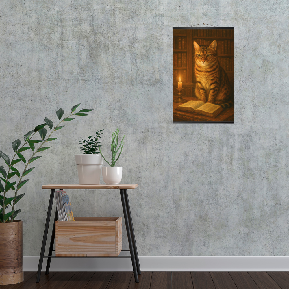 Professor Paws - Hanging Print 12x18in