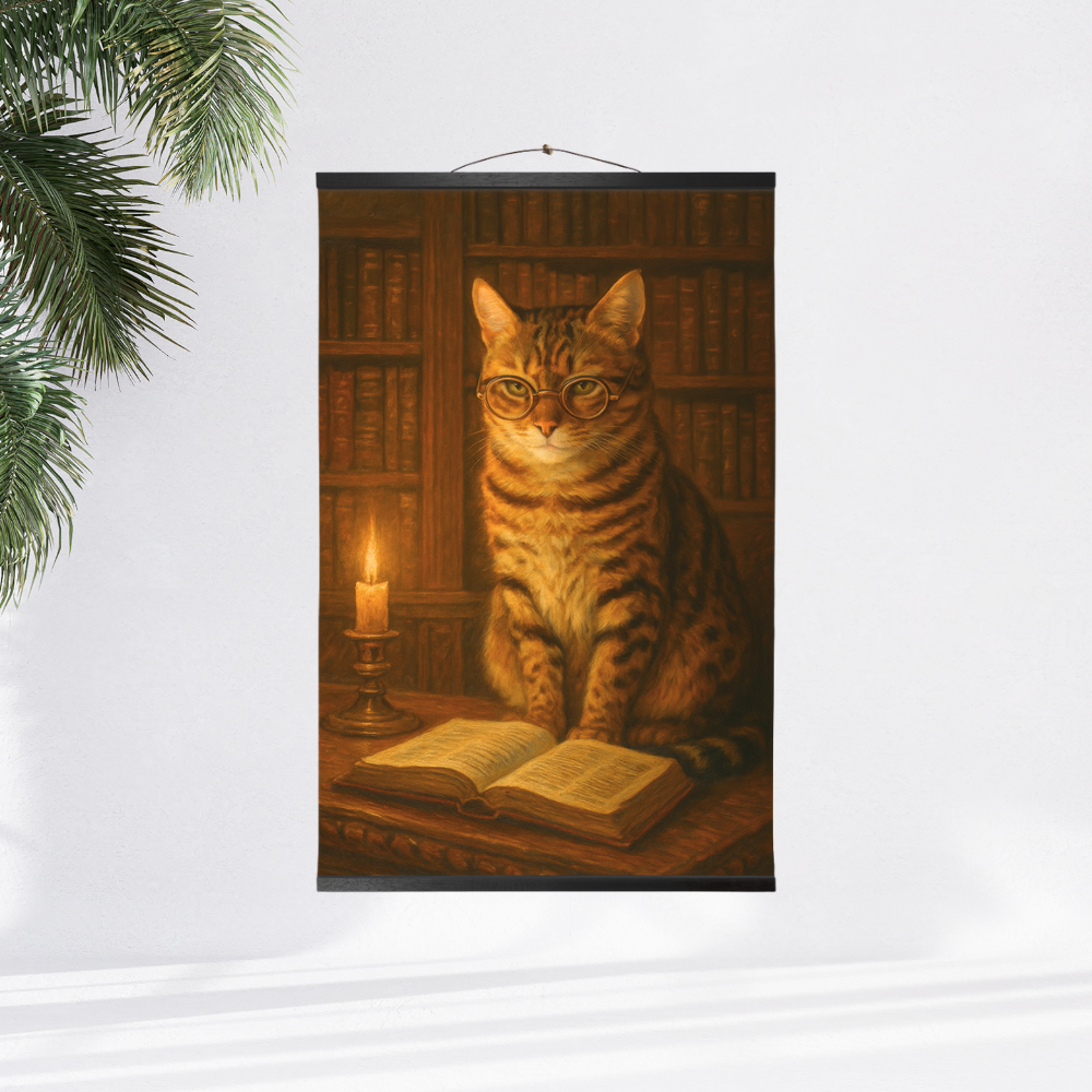 Professor Paws - Hanging Print 12x18in
