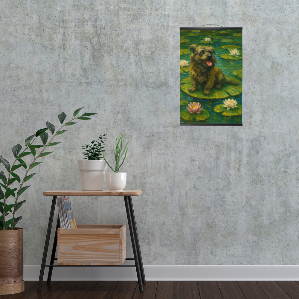 Lucky Lilypad - Hanging Print 12x18in