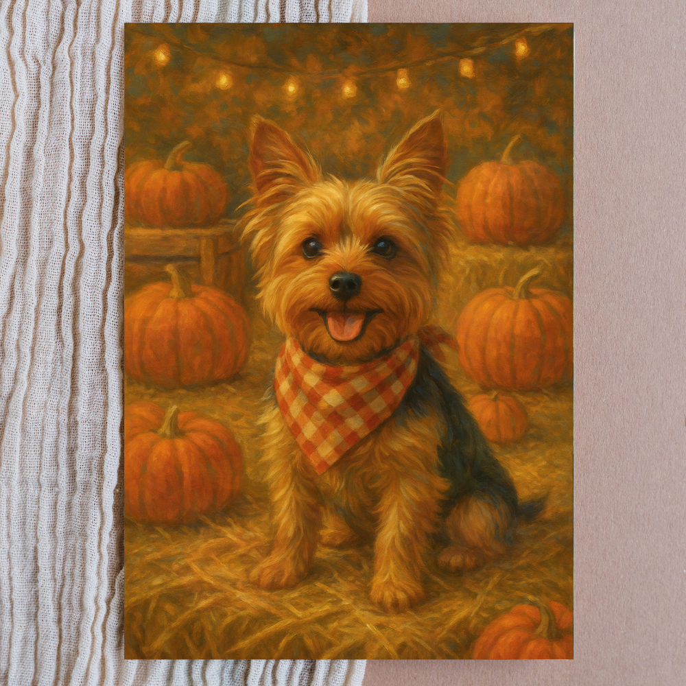 Pumpkin Patch - Poster Print 12x18in