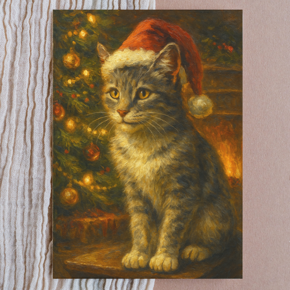 Cozy Christmas - Poster Print 12x18in