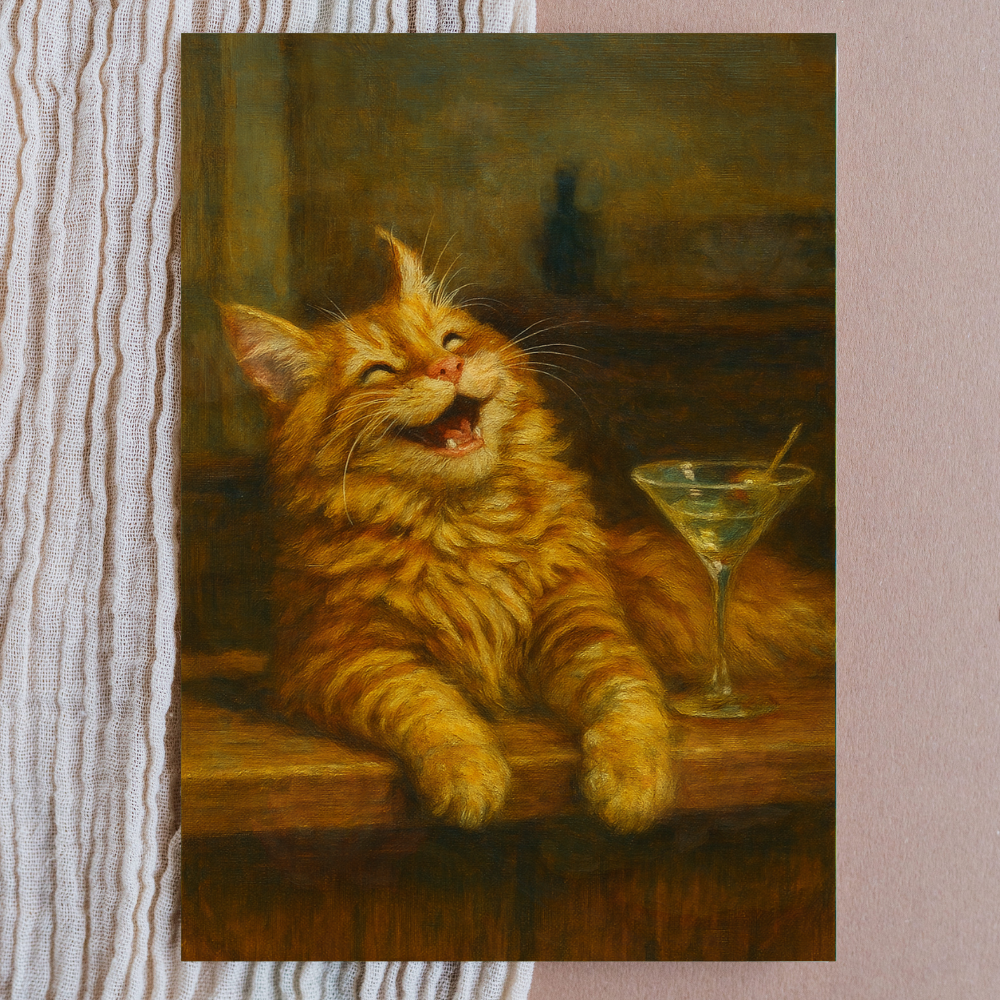 Martini Monday - Poster Print 12x18in