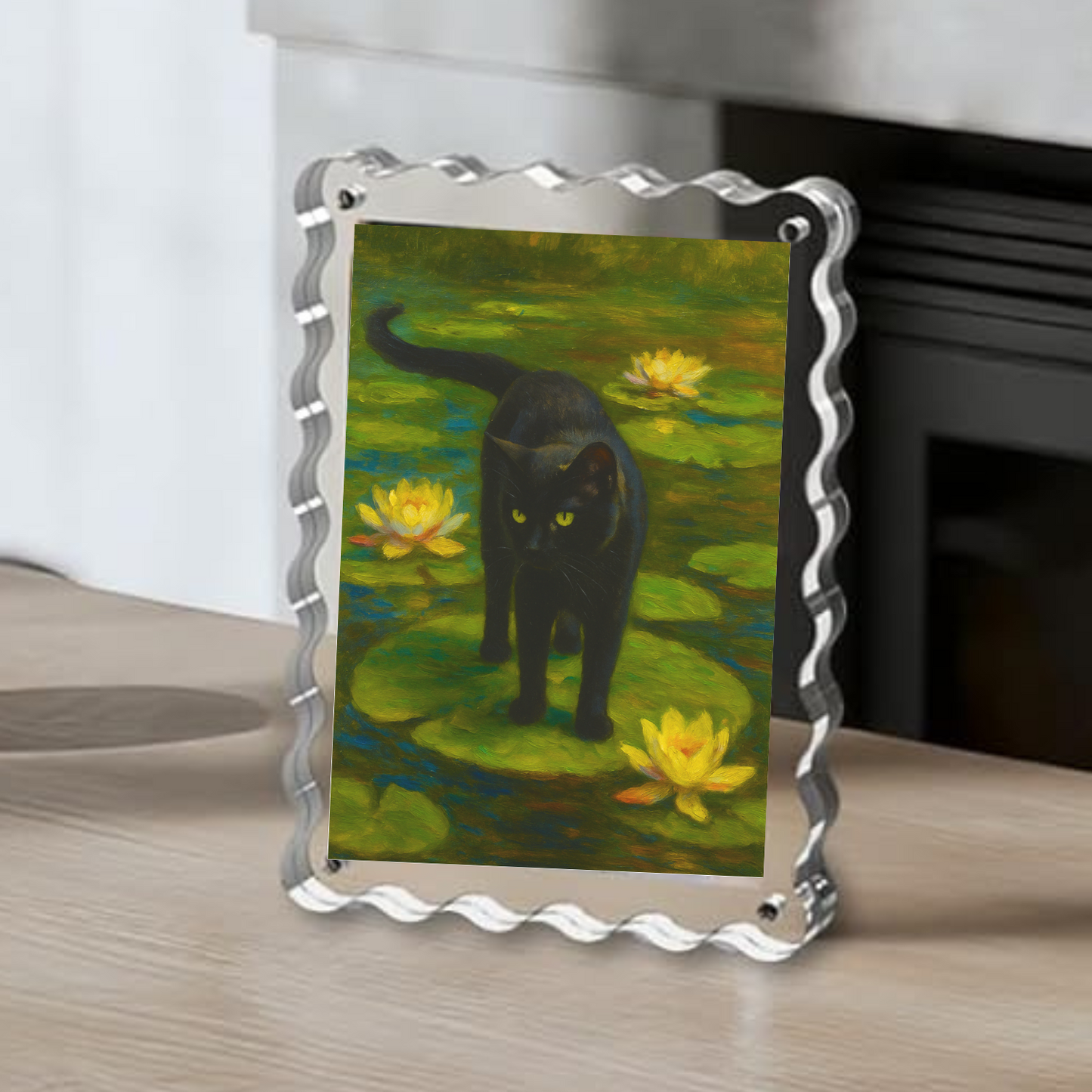Lucky Lilypad - Acrylic Photo Block