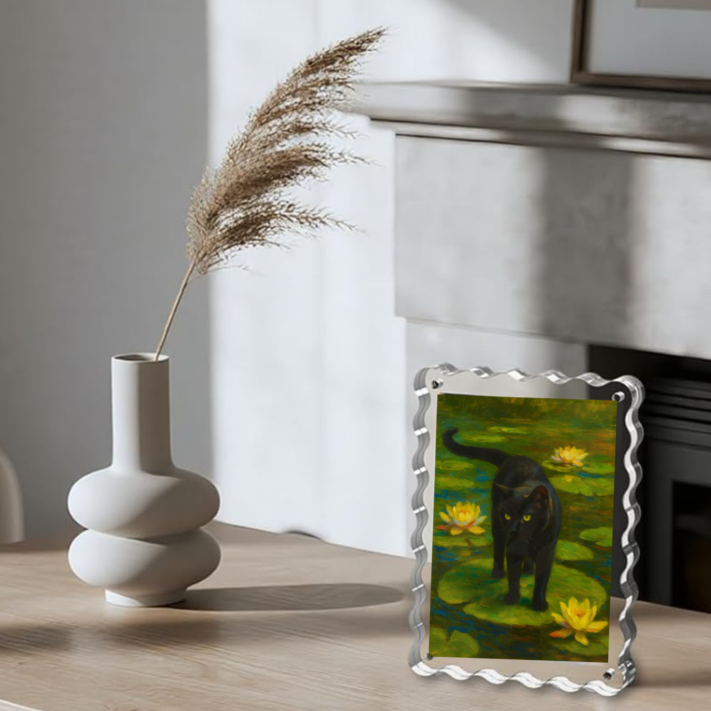 Lucky Lilypad - Acrylic Photo Block