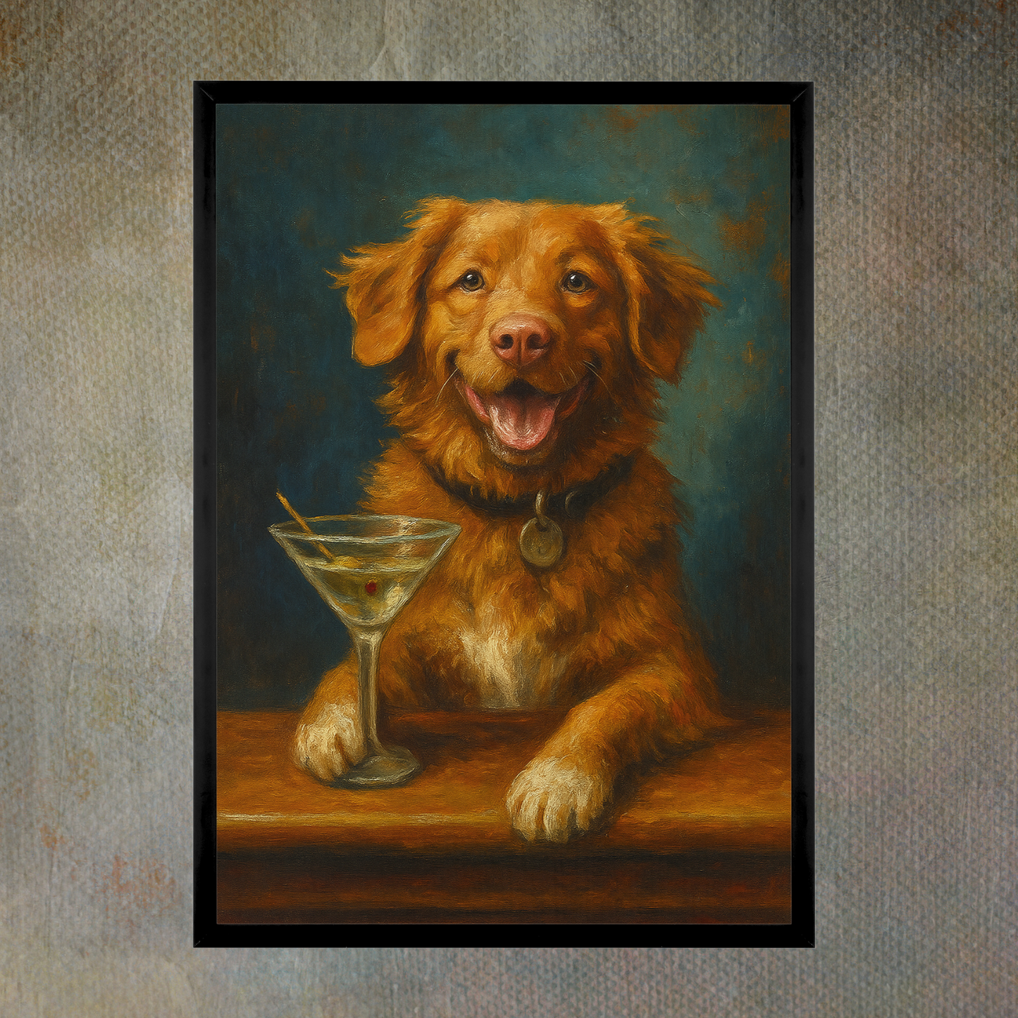 Martini Monday - Framed Print 12x18in