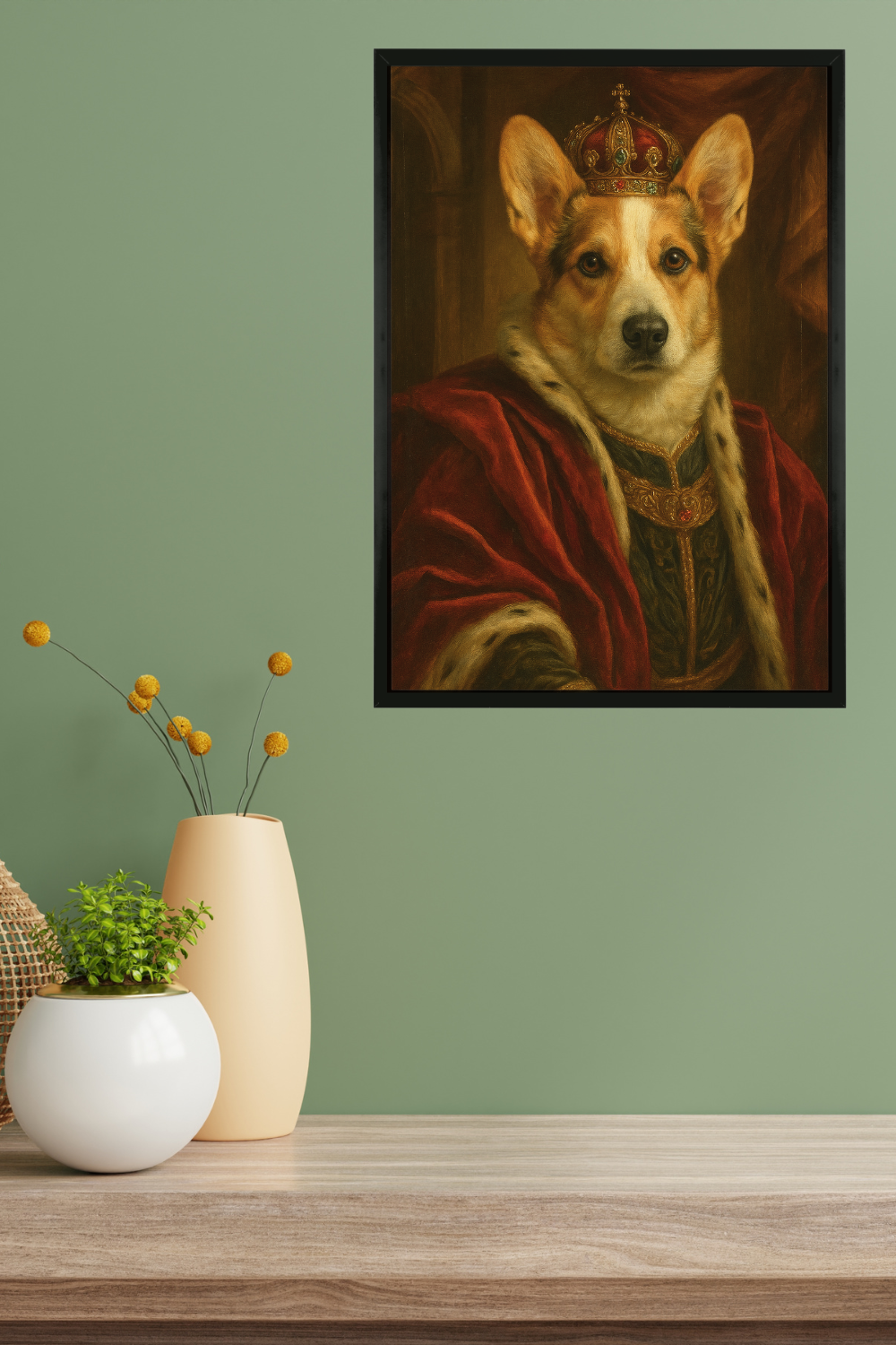 Royal Riches - Framed Print 12x18in