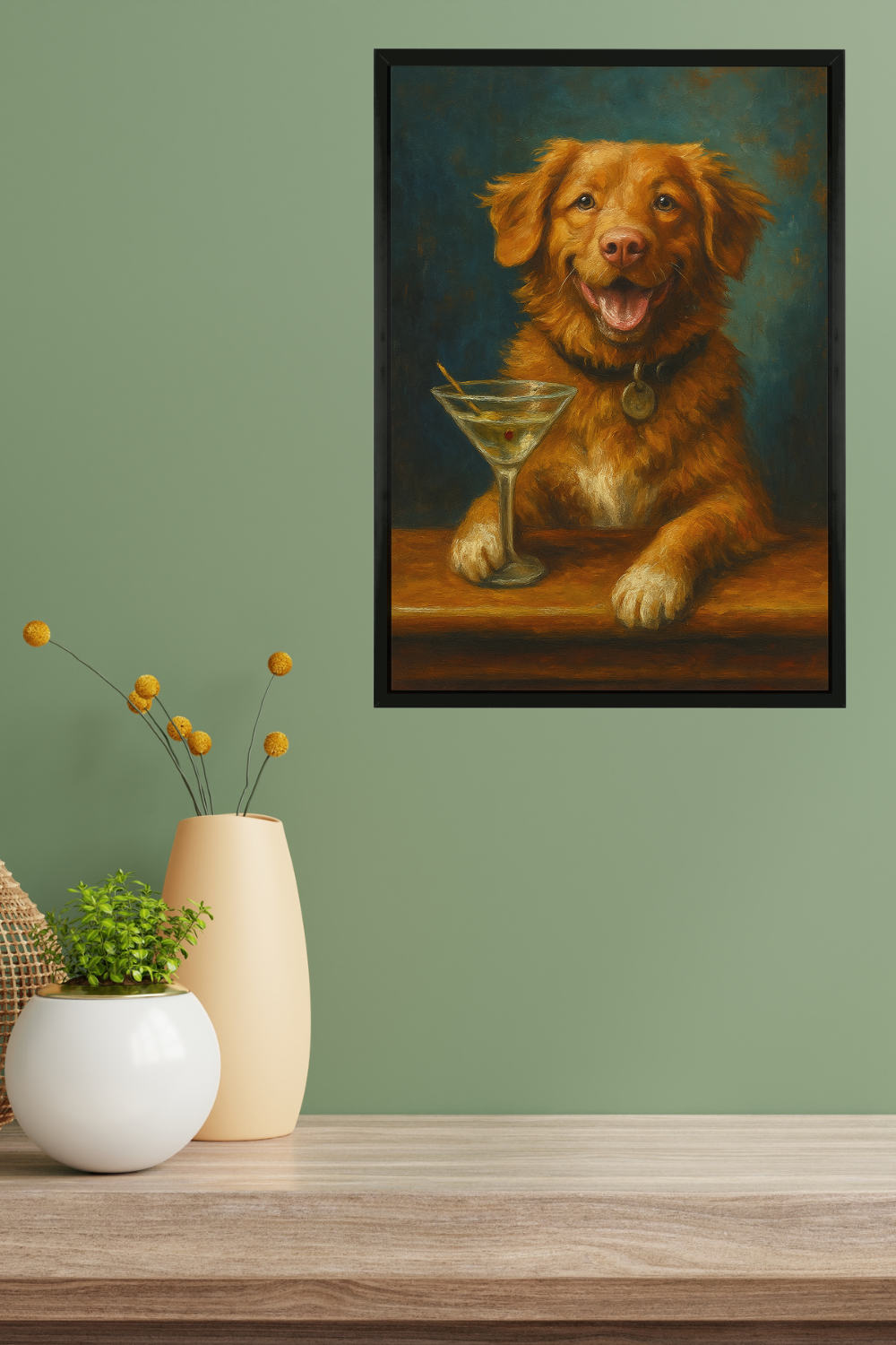 Martini Monday - Framed Print 12x18in