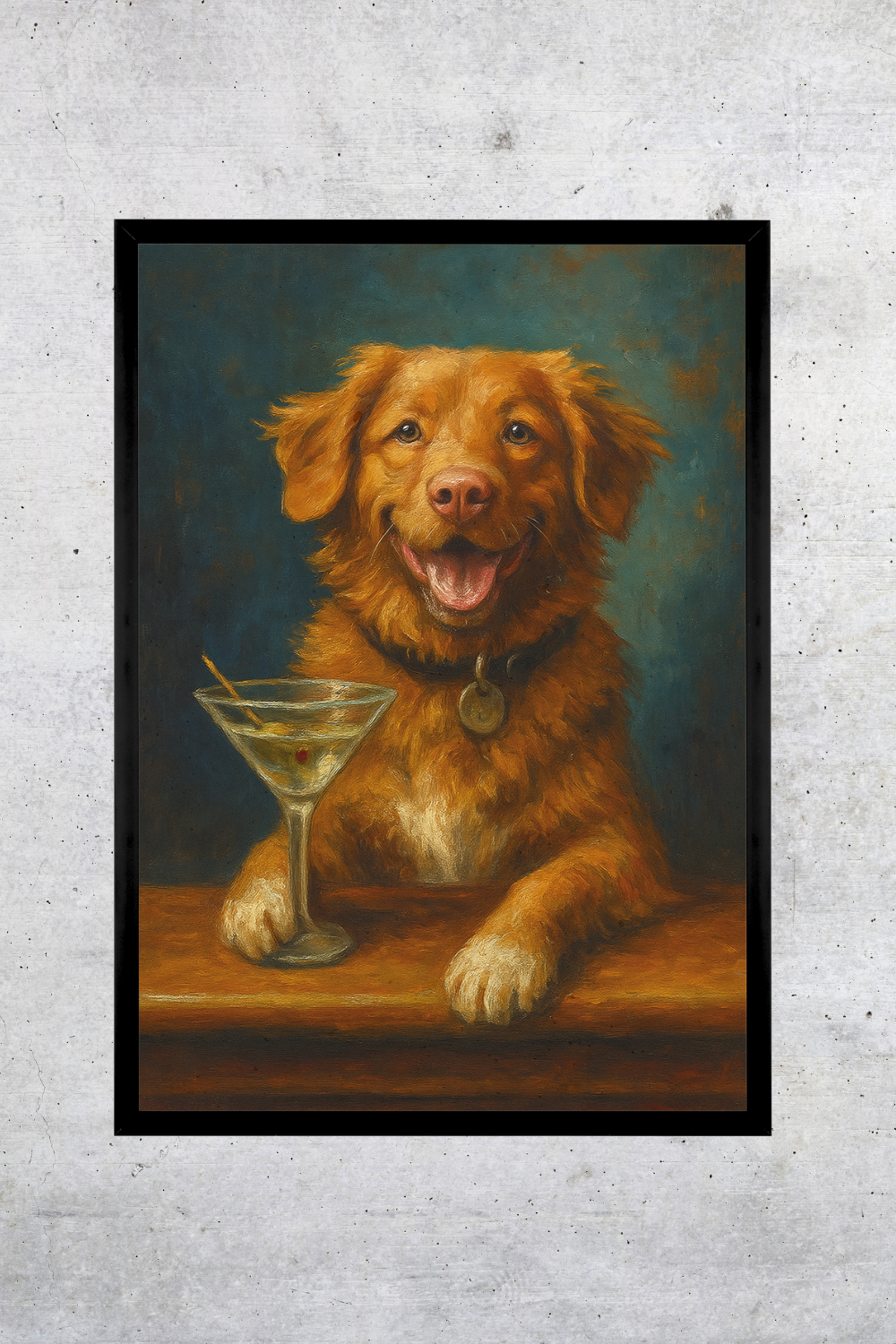 Martini Monday - Framed Print 12x18in