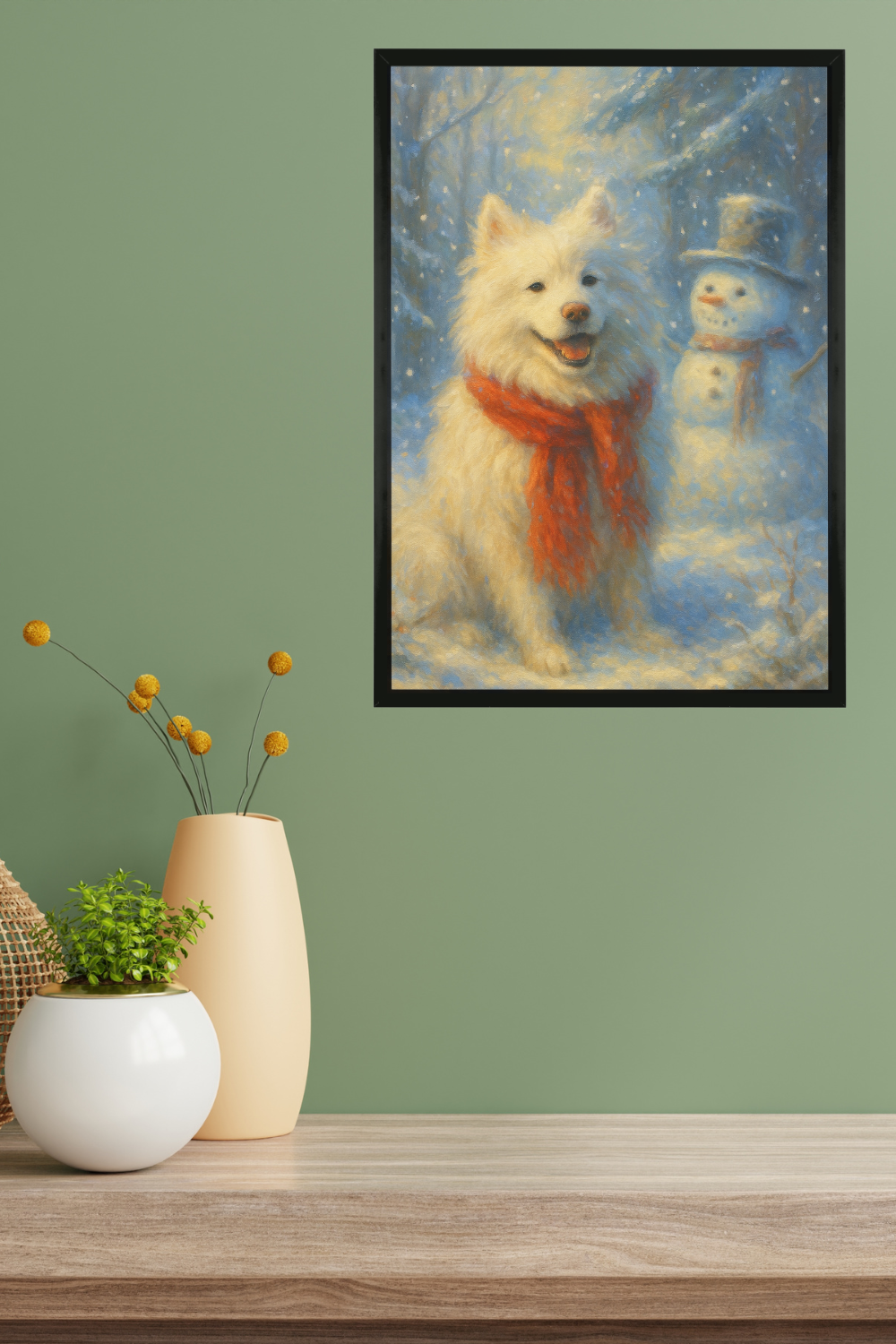 Winter Wonderland - Framed Print 12x18in