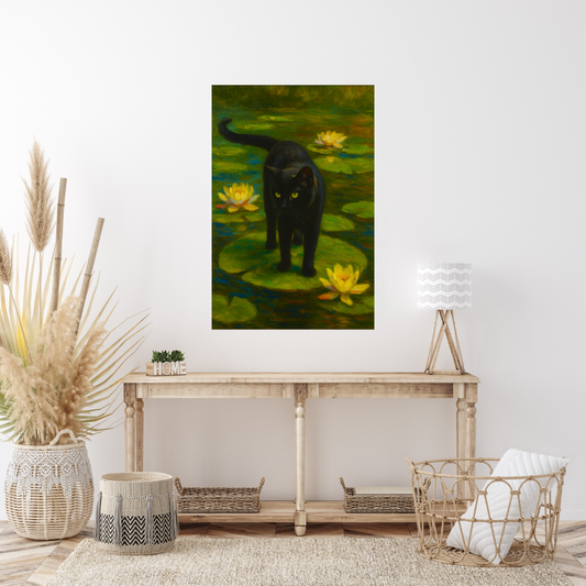 Lucky Lilypad - Canvas Poster