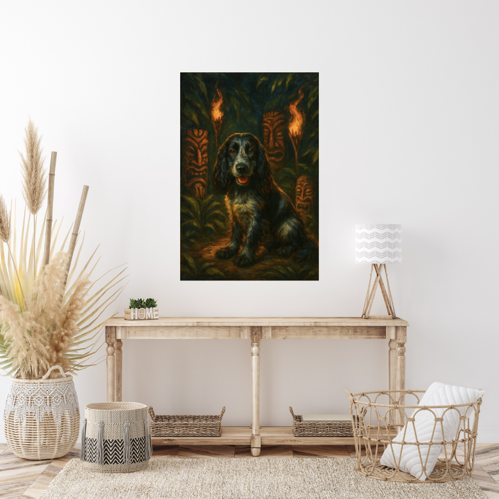 Tiki Torches - Poster Print