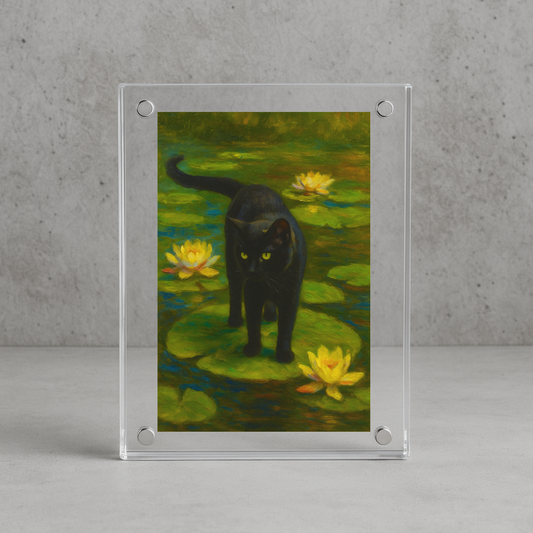 Lucky Lilypad - Acrylic Photo Block
