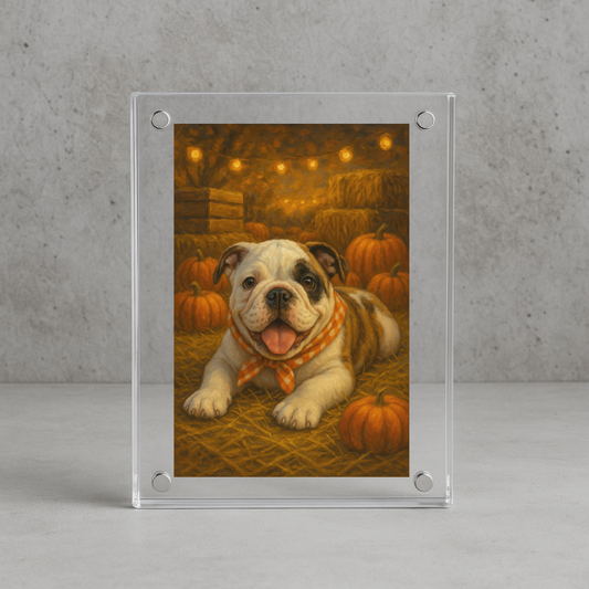 Pumpkin Patch - Acrylic Photo Block