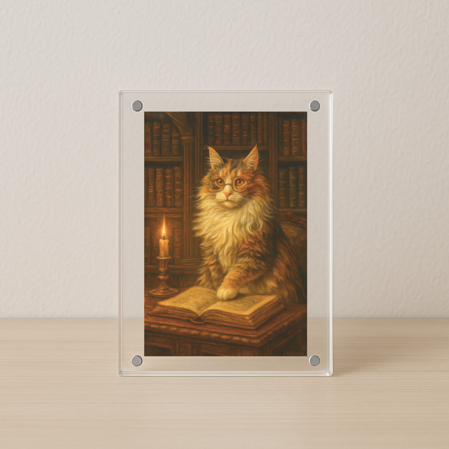 Professor Paws - Acrylic Photo Block