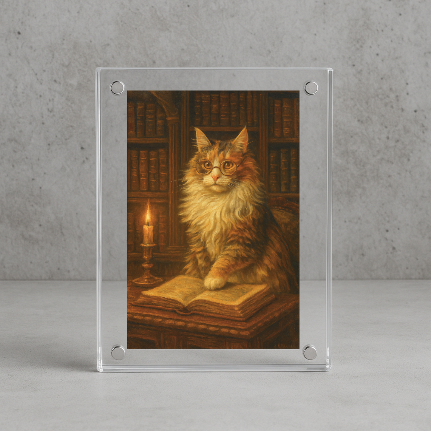 Professor Paws - Acrylic Photo Block