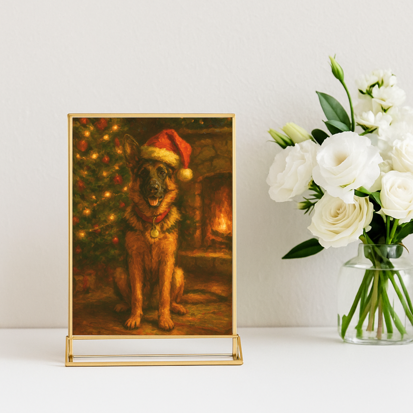Cozy Christmas - Vertical Photo Framed Print