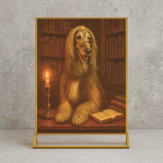 Professor Paws - Vertical Photo Framed Print