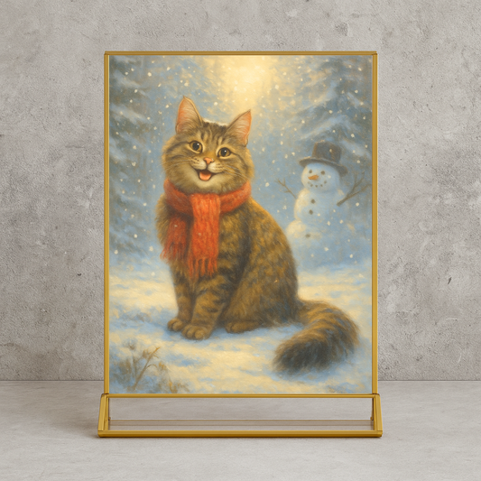 Winter Wonderland - Vertical Photo Framed Print