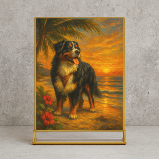 Palm Paradise - Vertical Photo Framed Print