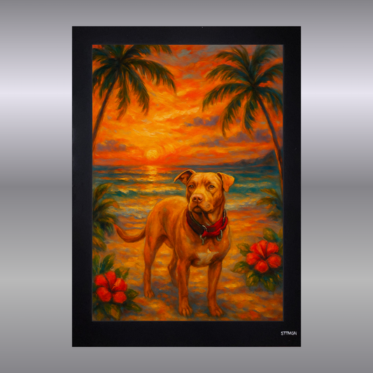 Palm Paradise - Photo Magnet