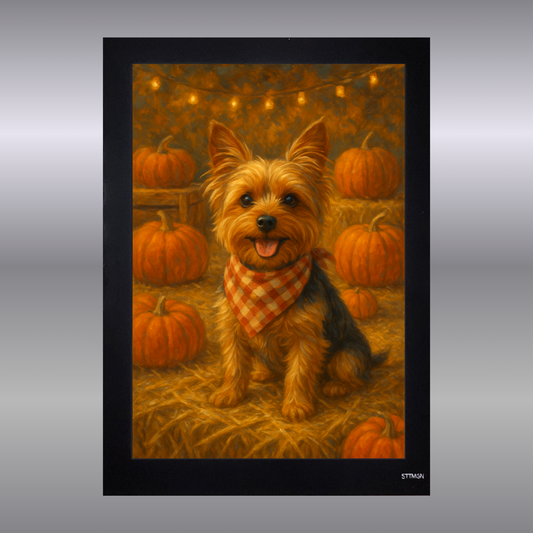 Pumpkin Patch - Photo Magnet